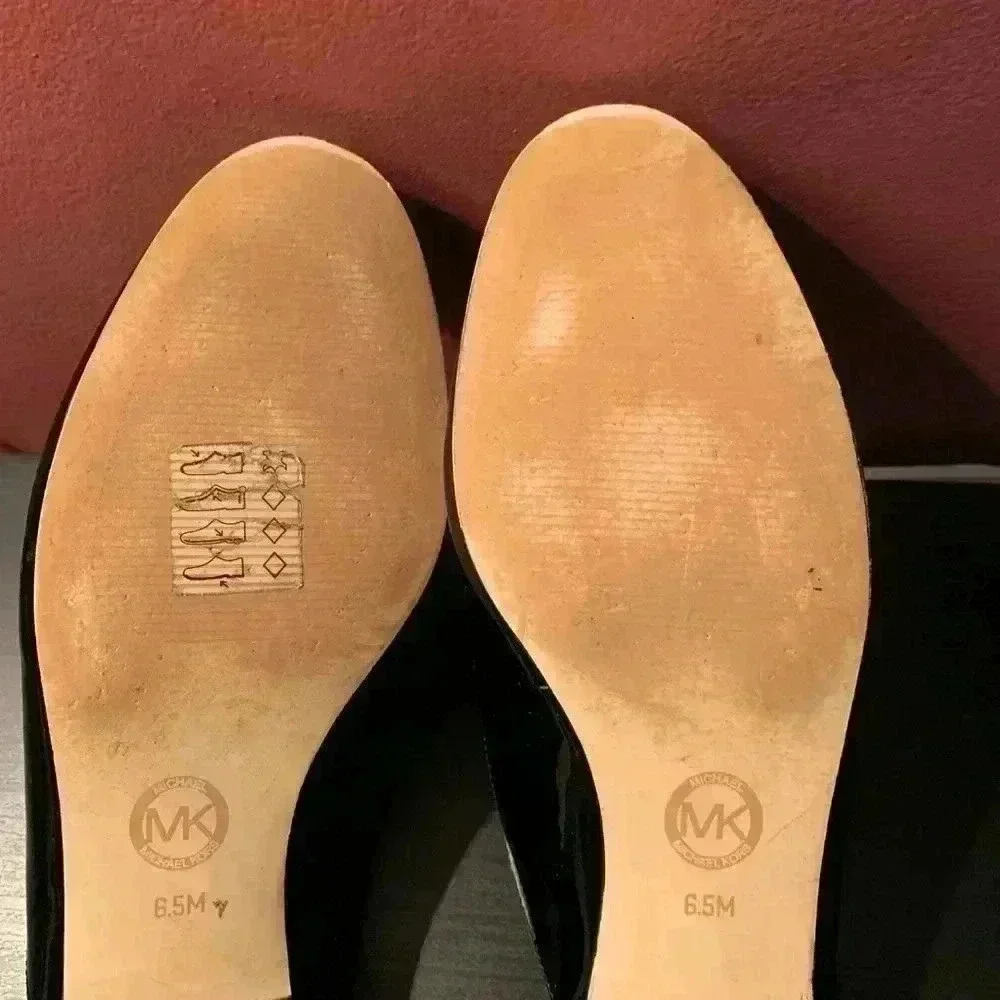 Michael Kors Black Slip On Flats